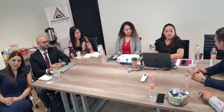 Comparte Fiscalía Anticorrupción con la Unidad de Inteligencia Patrimonial y Económica de Nayarit y USAID información sobre inteligencia delictiva, patrimonial, financiera y fiscal.